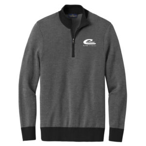 Brooks Brothers ® Washable Merino Birdseye 1/4-Zip Sweater