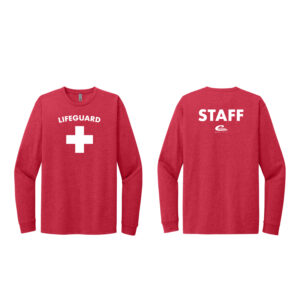 Next Level™ Unisex CVC Long Sleeve Tee (Red)